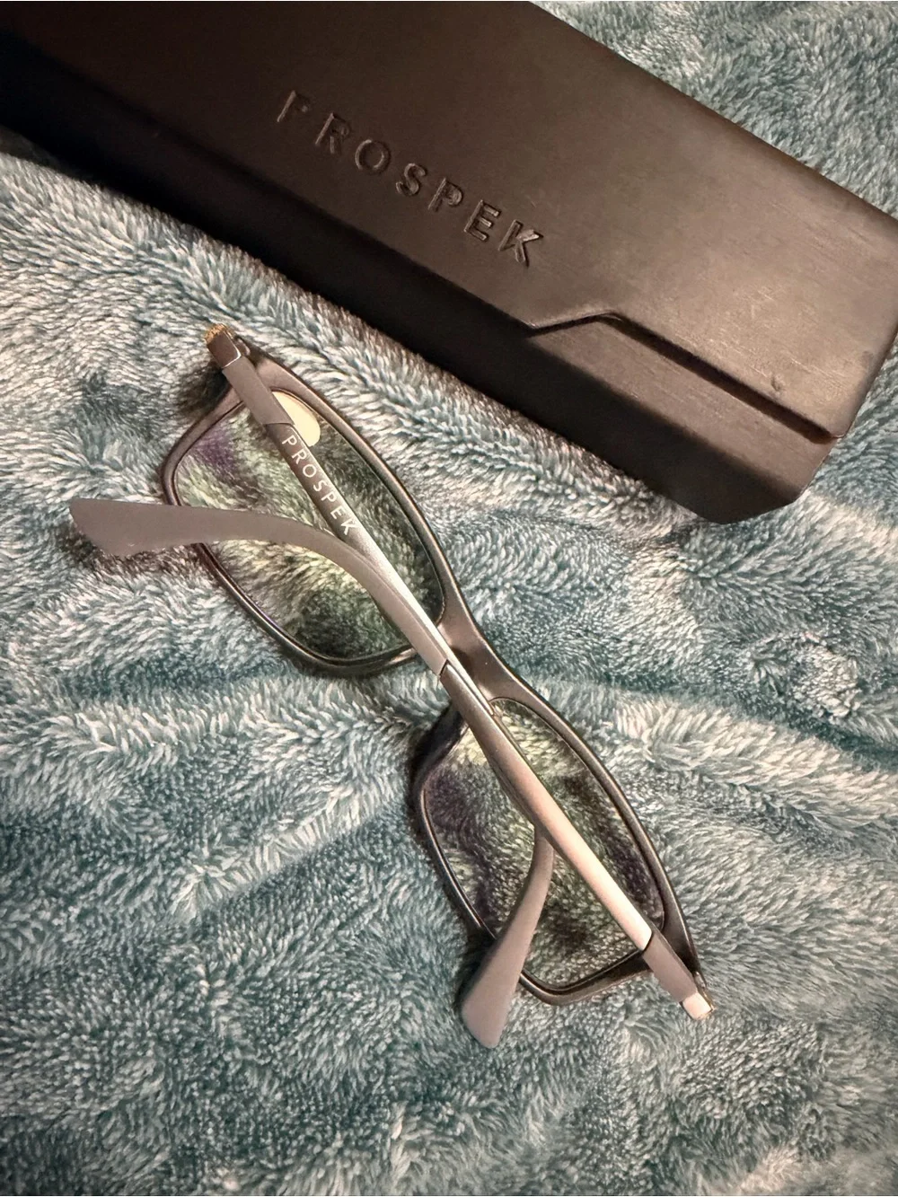 Prospek Black Blue Light Blocking Reading Glasses +3.00